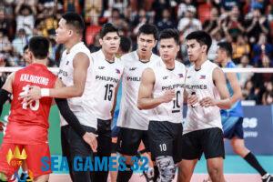 Đội tuyển bóng chuyền nam Philippines vẫn tham dự SEA Games 32. Ảnh: ABS-CBN