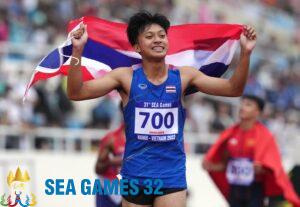 Chân chạy Puripol Boonson là niềm hy vọng vàng của đoàn thể thao Thái Lan tại SEA Games 32. Ảnh: AFP