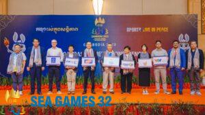 SEA Games 32 đã bán bản quyền truyền hình cho bốn quốc gia, ngoài chủ nhà Campuchia trước khi có quyết định miễn phí từ chính phủ. Ảnh: Cambodia2023