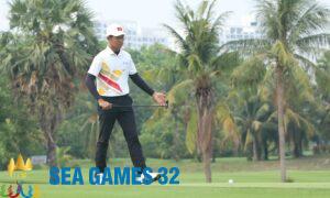 Khánh Hưng và đồng đội đứng trước cơ hội để giúp  Việt Nam đoạt HC vàng golf thứ hai trong lịch sử tham dự SEA Games. Ảnh: Vietnam National Golf Team