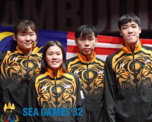 Đoàn thể thao Malaysia không hoàn thành chỉ tiêu giành 40 HC vàng SEA Games 32. Ảnh: OCM