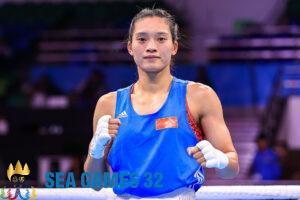 Võ sĩ Nguyễn Thị Tâm - Nhà vô địch boxing hai kỳ SEA Games 30 và 31 hạng dưới 51kg. Ảnh: IBA